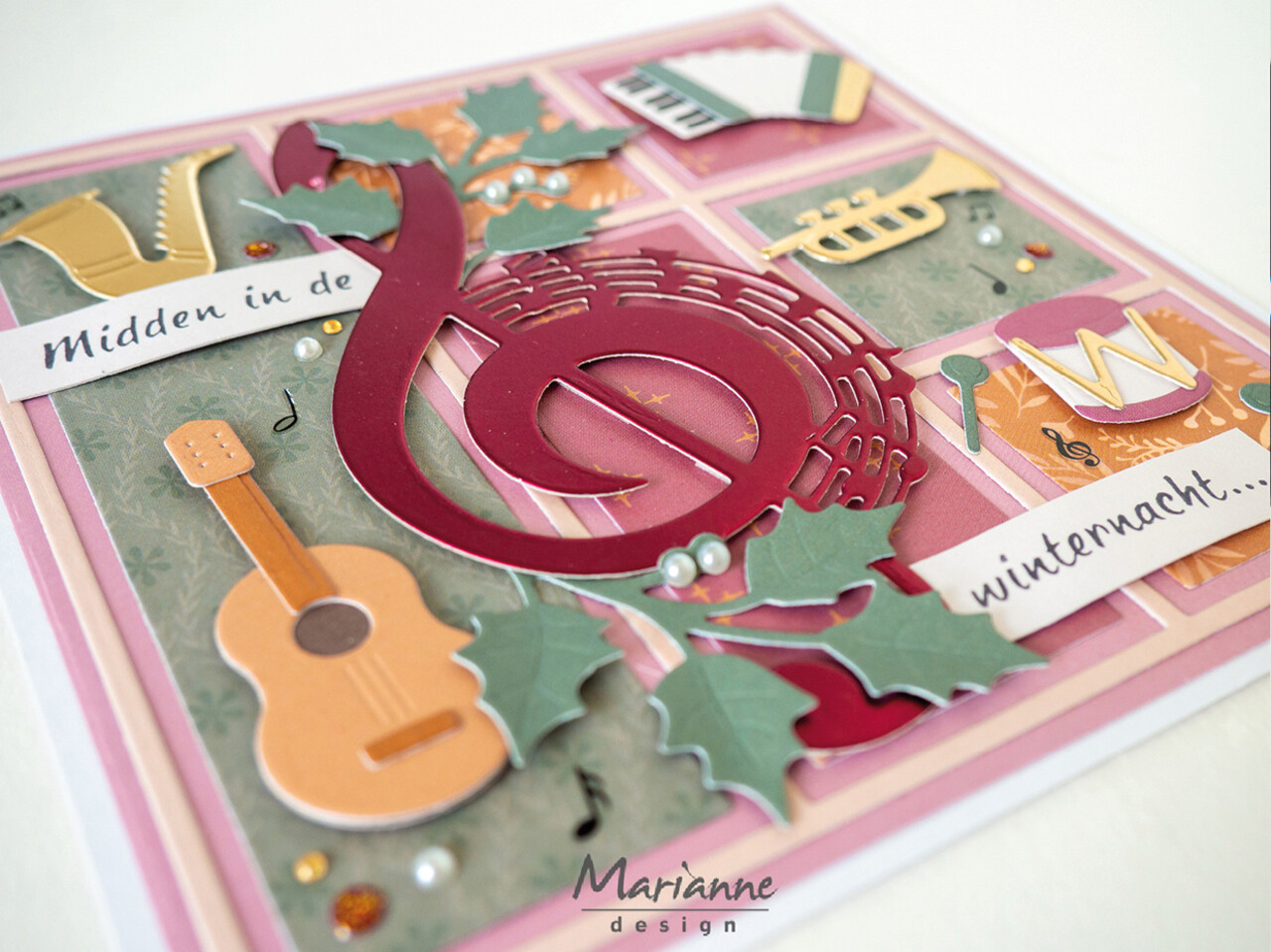 Marianne Design Decoration Stickers Music Notes (CA3235)