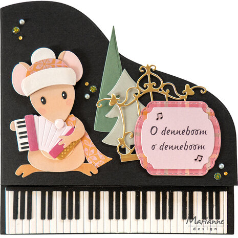 Marianne Design Decoration Stickers Music Notes (CA3235)