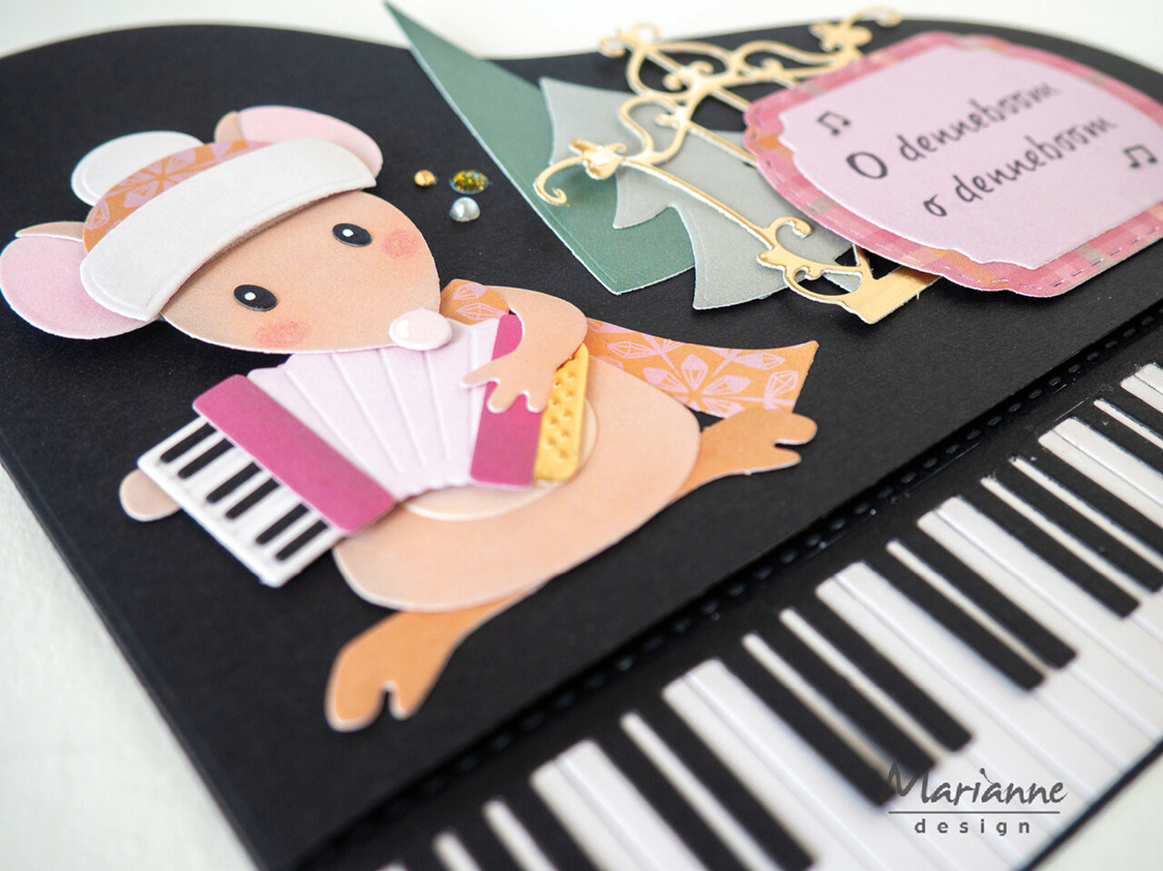 Marianne Design Decoration Stickers Music Notes (CA3235)