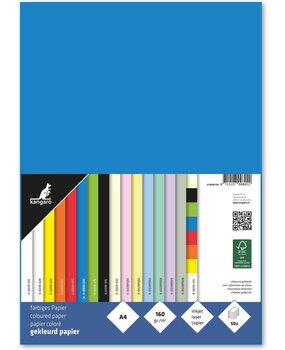 Kangaro KTC Papier A4 160grs Bleu Paquet (50pcs) (K-0039-225) Kangaro KTC Papier A4 160grs Bleu Paquet (50pcs) (K-0039-225)