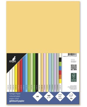 Kangaro KTC Paper A4 160grs Dark Chamois Pack (50pcs) (K-0039-436) Kangaro KTC Paper A4 160grs Dark Chamois Pack (50pcs) (K-0039-436)