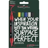 Faber Castell Multimark Acrylic Cardboard Case Basic (6pcs) (FC-186003)