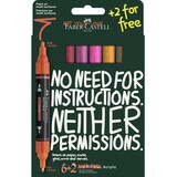 Faber Castell Multimark Acrylic Cardboard Case Flame (6+2pcs) (FC-186019)