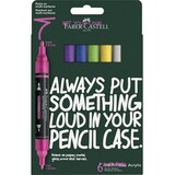Faber Castell Multimark Acrylic Cardboard Case Vibrant (6pcs) (FC-186009)