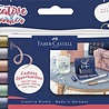 Faber Castell Goldfaber Creative Marker Brushpunt Set Metallic Happy Celebration (6pcs) (FC-161006) Faber Castell Goldfaber Creative Marker Brushpunt Set Metallic Happy Celebration (6pcs) (FC-161006)