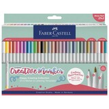 Faber Castell Goldfaber Creative Marker Set Happy Creating (30pcs) (FC-161002)