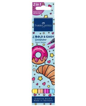 Faber Castell Goldfaber Sketchmarker Bold&Easy 4 Stuks II World of Food (FC-164817)