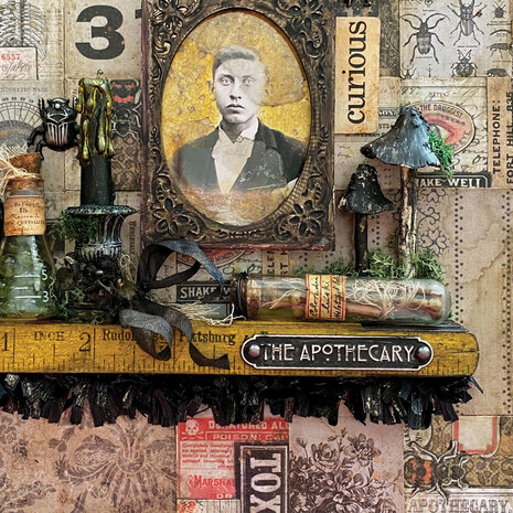 Idea-ology Tim Holtz Halloween Word Plaques + Tags (TH94438) Idea-ology Tim Holtz Halloween Word Plaques + Tags (TH94438)