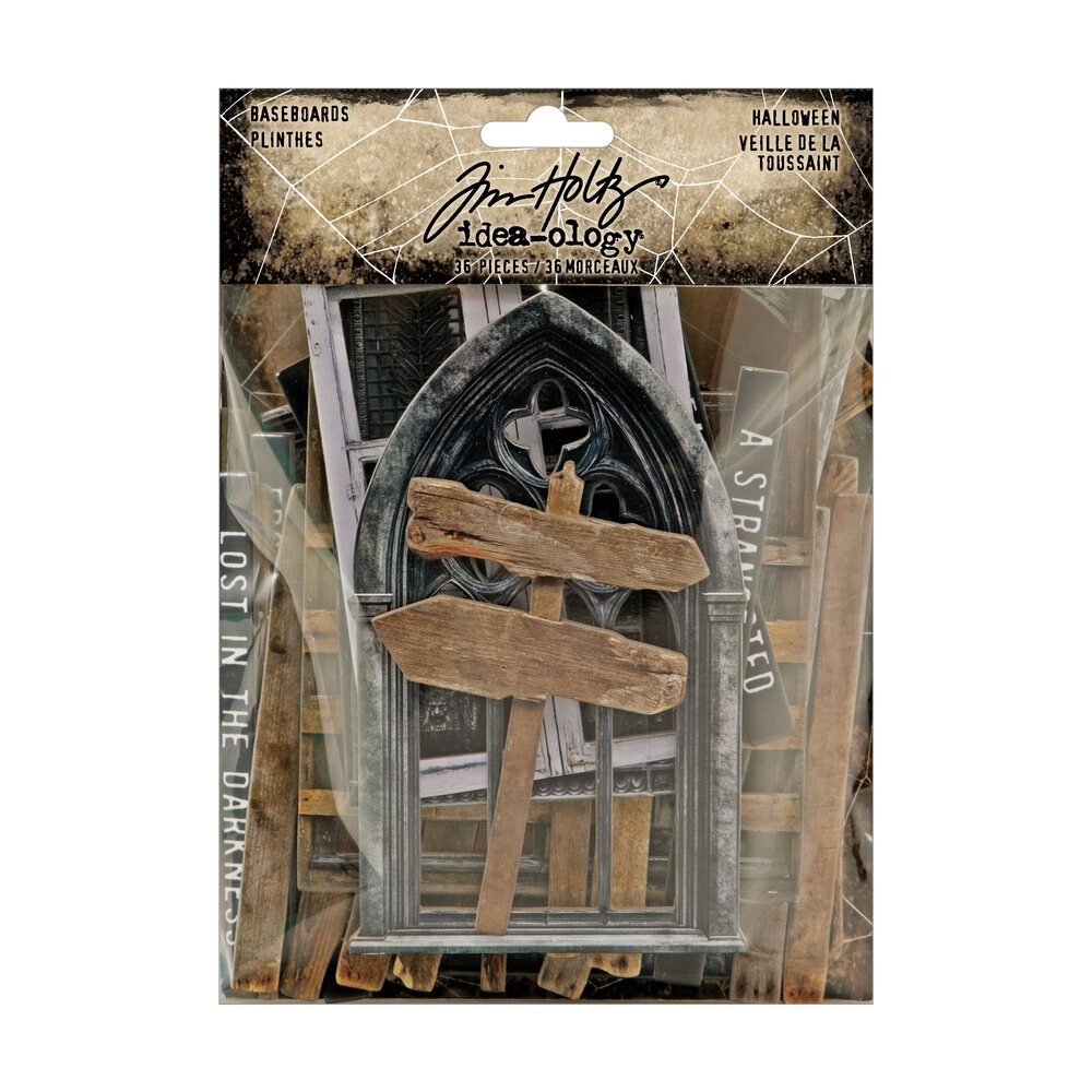 Idea-ology Tim Holtz Halloween Baseboards (TH94434) Idea-ology Tim Holtz Halloween Baseboards (TH94434)