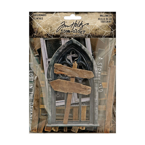 Idea-ology Tim Holtz Halloween Baseboards (TH94434) Idea-ology Tim Holtz Halloween Baseboards (TH94434)