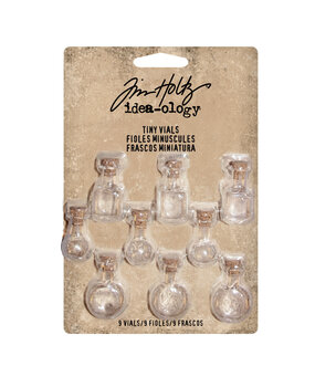 Idea-ology Tim Holtz Halloween Tiny Vials (9pcs) (TH93201) Idea-ology Tim Holtz Halloween Tiny Vials (9pcs) (TH93201)