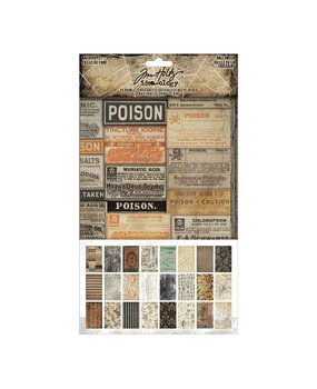 Idea-ology Tim Holtz Halloween Backdrops (TH94433)