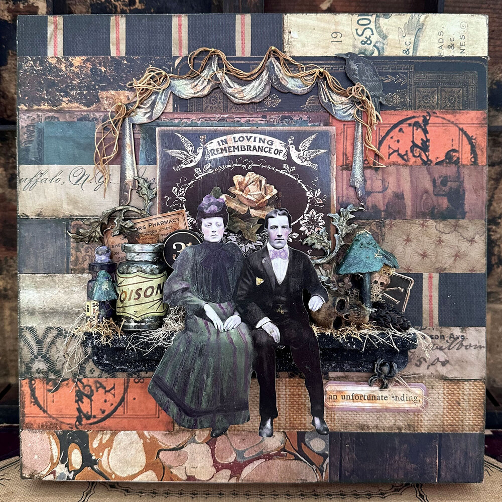 Idea-ology Tim Holtz Halloween Backdrops (TH94433)