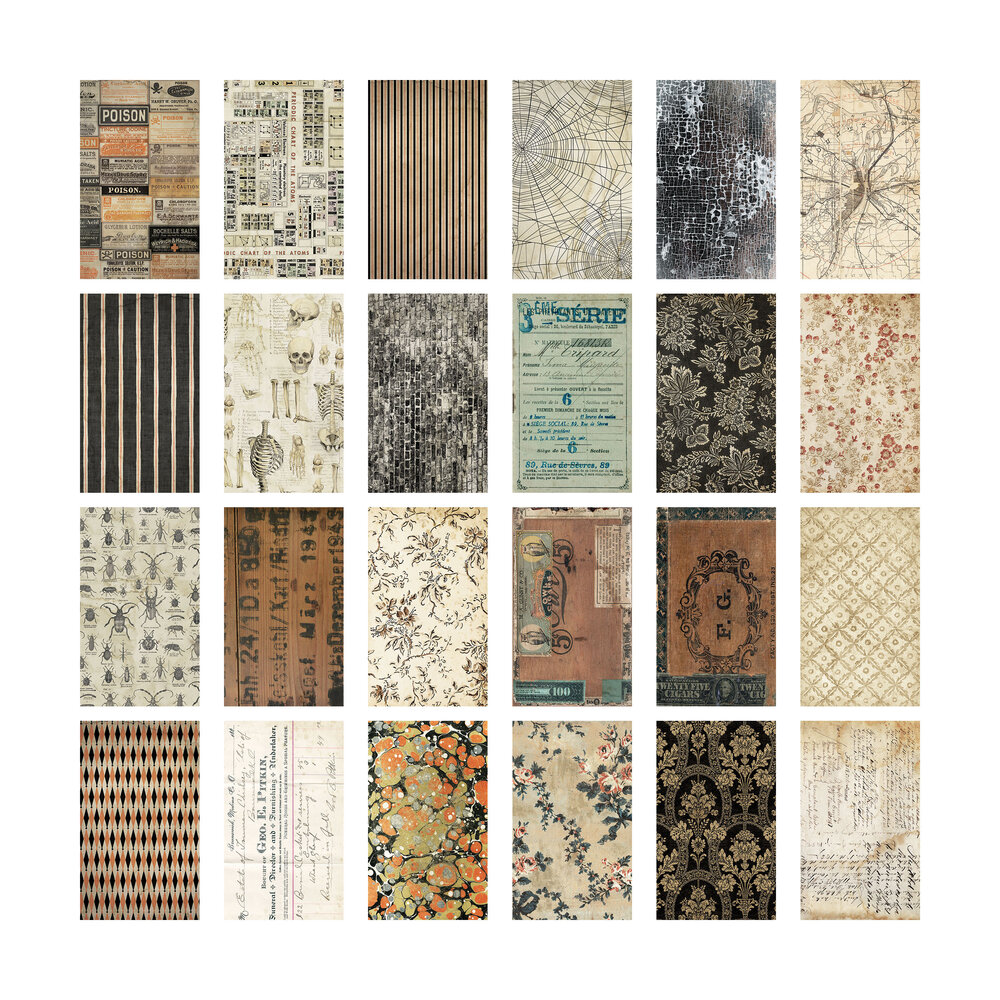 Idea-ology Tim Holtz Halloween Backdrops (TH94433)