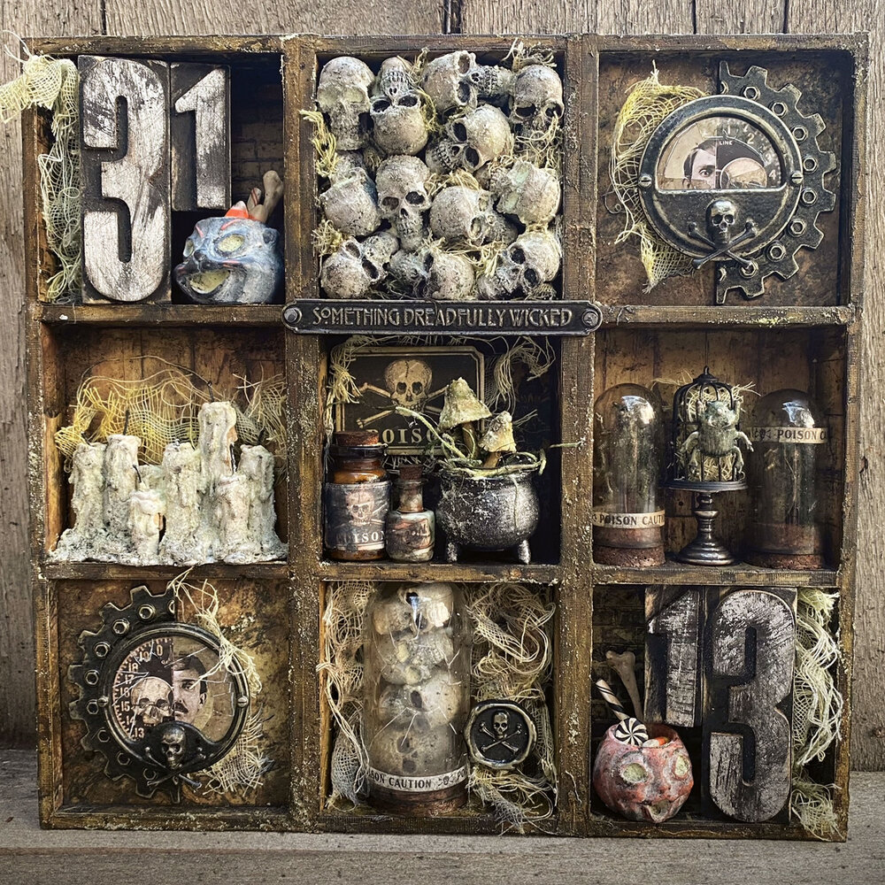 Idea-ology Tim Holtz Halloween Skulls (TH94401) Idea-ology Tim Holtz Halloween Skulls (TH94401)