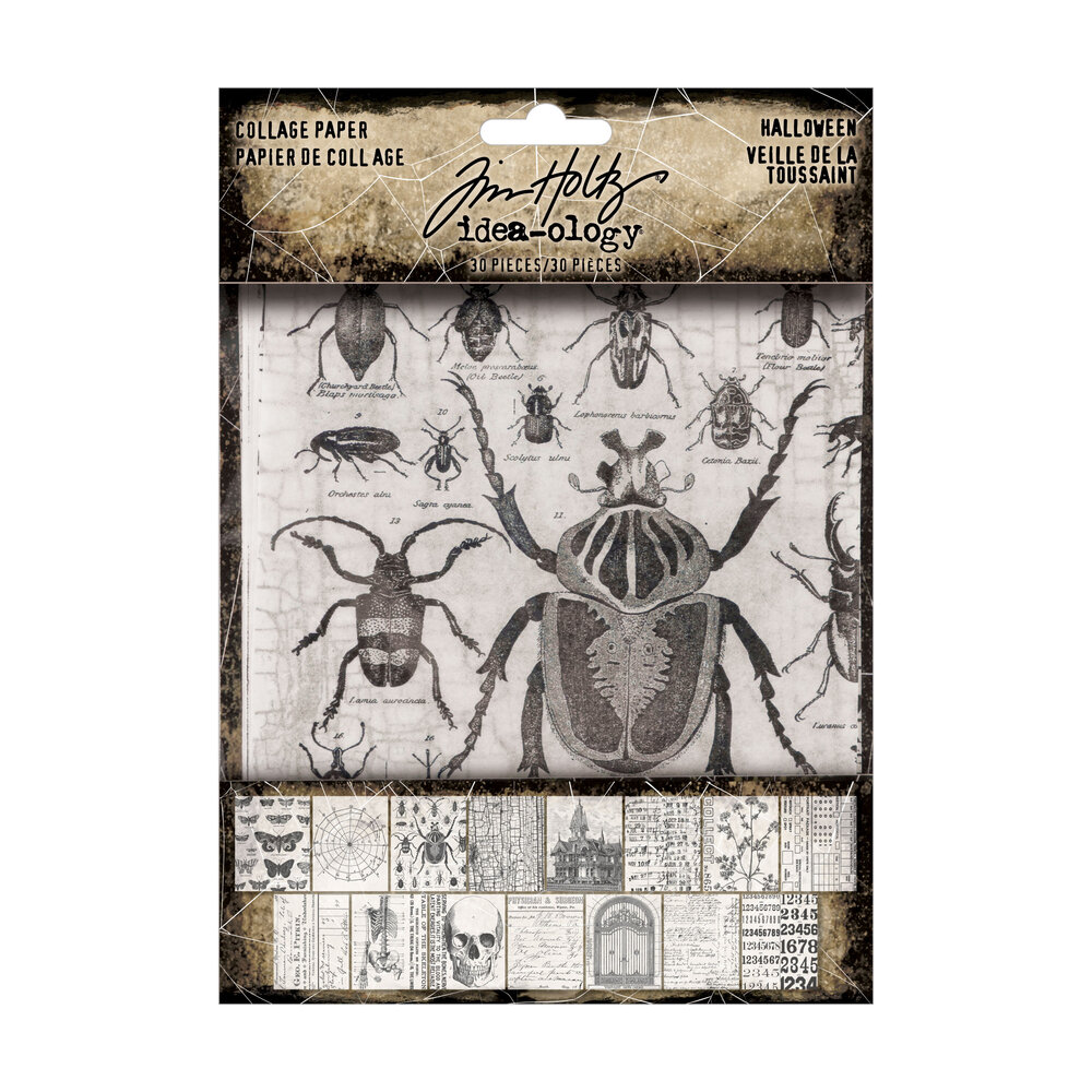 Idea-ology Tim Holtz Halloween Collage Paper (TH94393) Idea-ology Tim Holtz Halloween Collage Paper (TH94393)