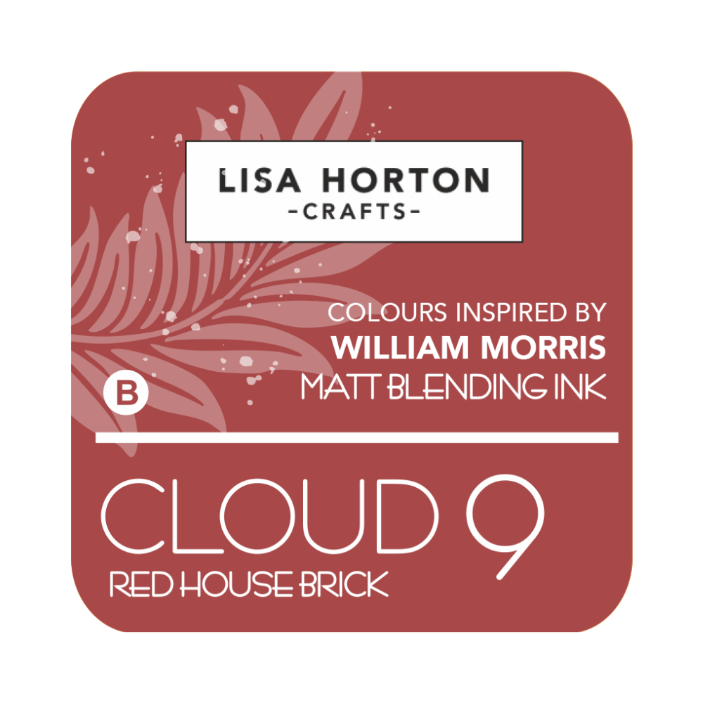 Lisa Horton Crafts Cloud 9 Matt Blending Ink Pad 'Inspired by William Morris' Red House Brick (LHCIP260) Lisa Horton Crafts Cloud 9 Matt Blending Ink Pad 'Inspired by William Morris' Red House Brick (LHCIP260)
