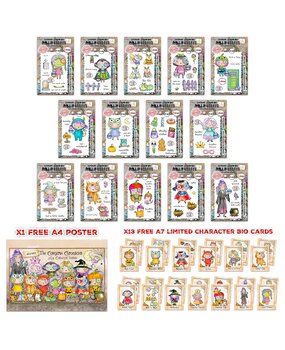 Aall and Create Costume Chronicles Stamp Bundle by Janet Klein (AALL-PCK-JK006)