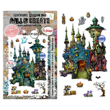 Aall and Create Whispers of Halloween A6 Stamp Sets Phantom Keep by Autour De Mwa & Co (AALL-TP-1503)