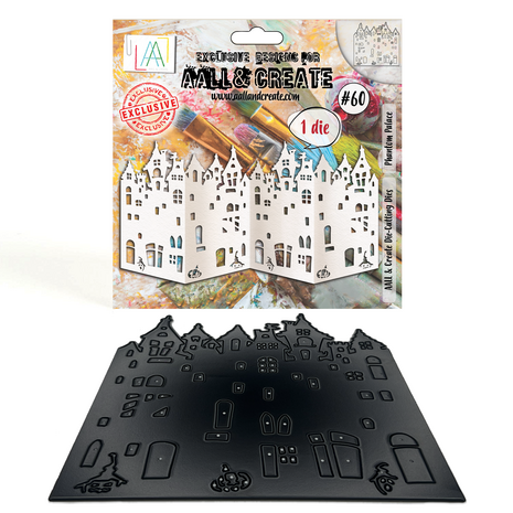 Aall and Create Trickz & Treatz Cutting Dies Phantom Palace by Autour De Mwa & Co (AALL-DI-060) Aall and Create Trickz & Treatz Cutting Dies Phantom Palace by Autour De Mwa & Co (AALL-DI-060)