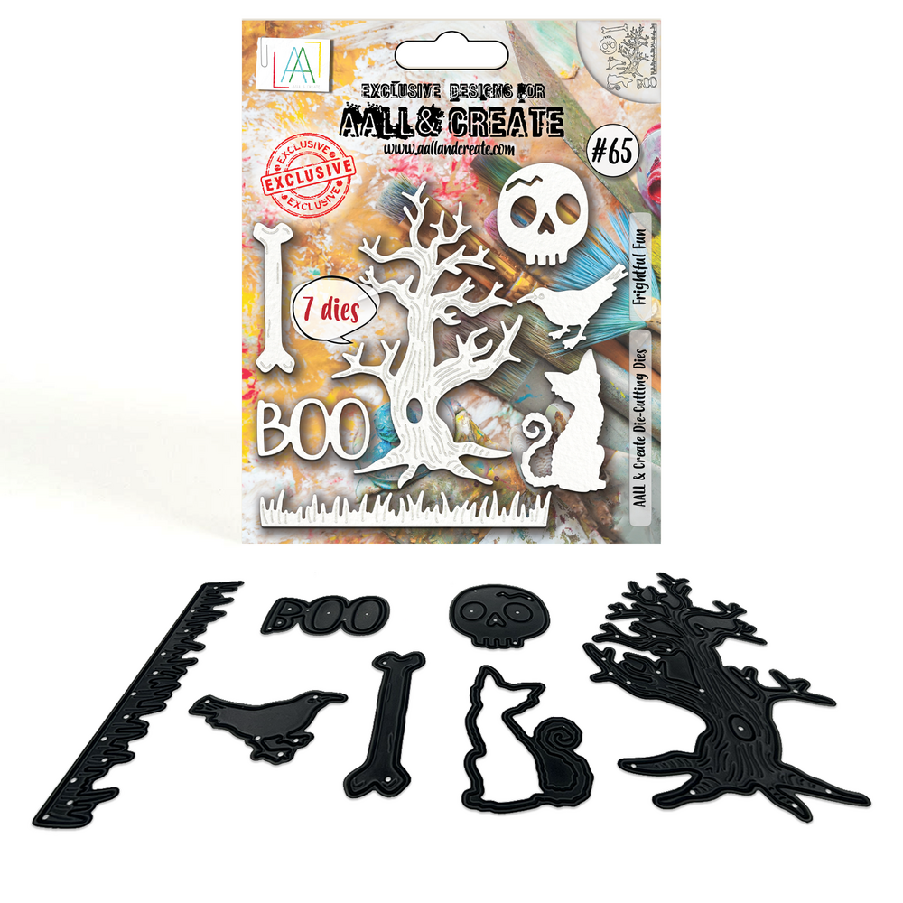 Aall and Create Trickz & Treatz Cutting Dies Frightful Fun by Janet Klein (AALL-DI-065)