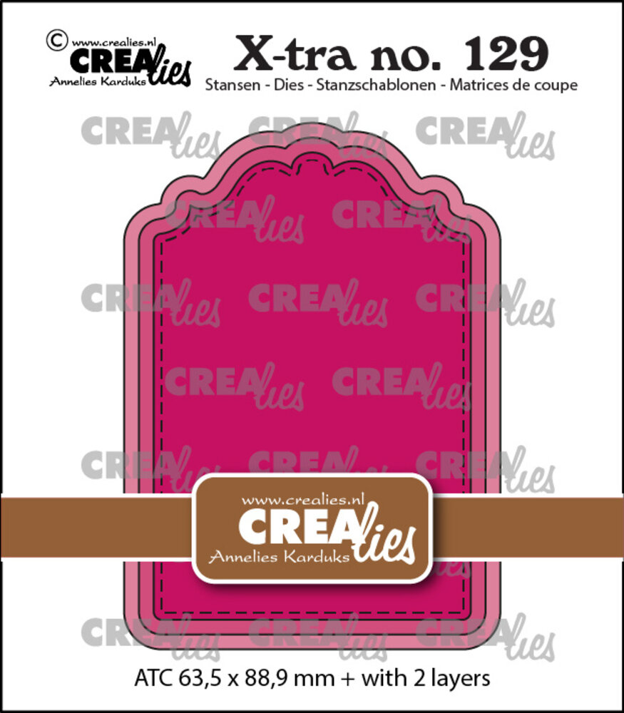 Crealies X-tra Dies ATC Panel D (CLXtra129)