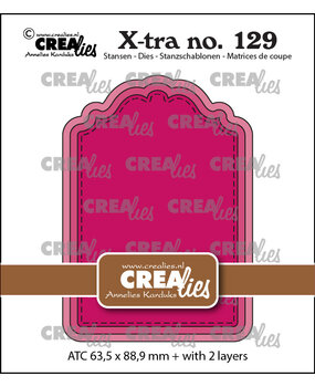 Crealies X-tra Stansen ATC Paneel D (CLXtra129)