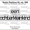 Crealies Texto Positivo Stansen Dutch Een Achterkleinkind (POSNL148)