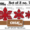 Crealies Set of 3 Dies No. 79 Solid Flowers 33 Poinsettia with Veins (CLSet79) Crealies Set of 3 Dies No. 79 Solid Flowers 33 Poinsettia with Veins (CLSet79)