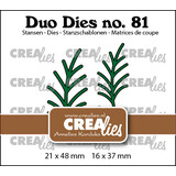 Crealies Duo Dies No. 81 Leaves 24 Branches (CLDD81)