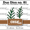 Crealies Duo Stansen No. 81 Blaadjes 24 Takjes (CLDD81)