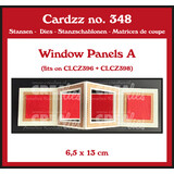 Crealies Cardzz Dies Window Panels A (Fits on CLCZ396 and CLCZ398) (CLCZ348)
