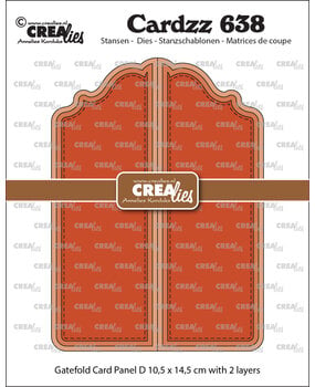 Crealies Cardzz Dies Gatefold Card Panel D (CLCL638)