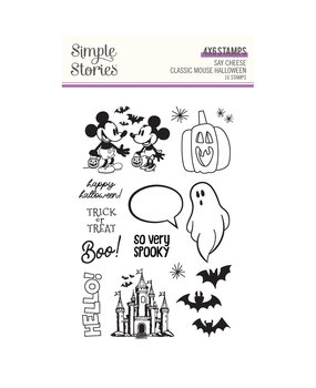 Simple Stories Say Cheese Classic Mouse Halloween Stamps (27217)