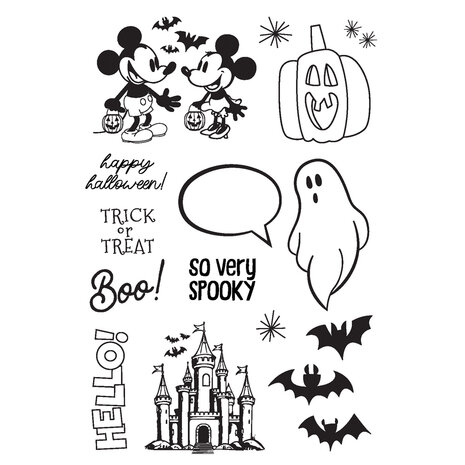 Simple Stories Say Cheese Classic Mouse Halloween Stamps (27217)
