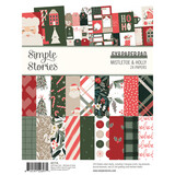 Simple Stories Mistletoe & Holly 6x8 Inch Pad (27716)