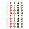 Simple Stories Mistletoe & Holly Glossy Enamel Dots (27723)