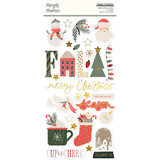 Simple Stories Mistletoe & Holly Foam Stickers (27721)