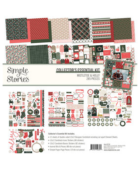 Simple Stories Mistletoe & Holly Collectors Essential Kit (27701)