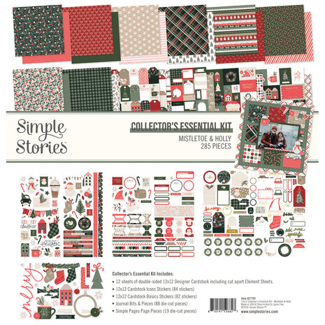 Simple Stories Mistletoe & Holly Collectors Essential Kit (27701) Simple Stories Mistletoe & Holly Collectors Essential Kit (27701)