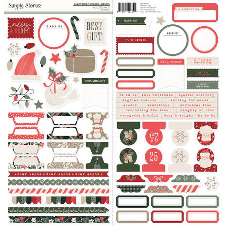 Simple Stories Mistletoe & Holly Collectors Essential Kit (27701) Simple Stories Mistletoe & Holly Collectors Essential Kit (27701)