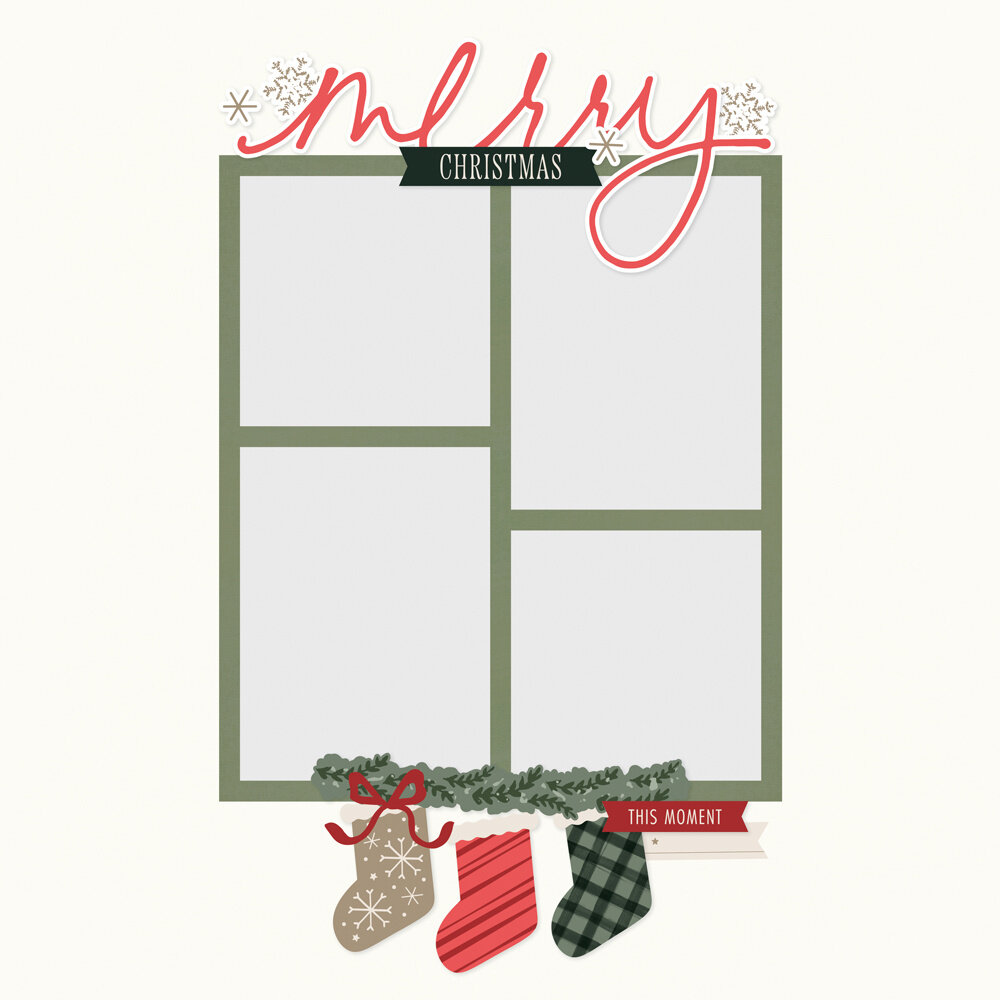 Simple Stories Mistletoe & Holly Simple Pages Pieces (27724)