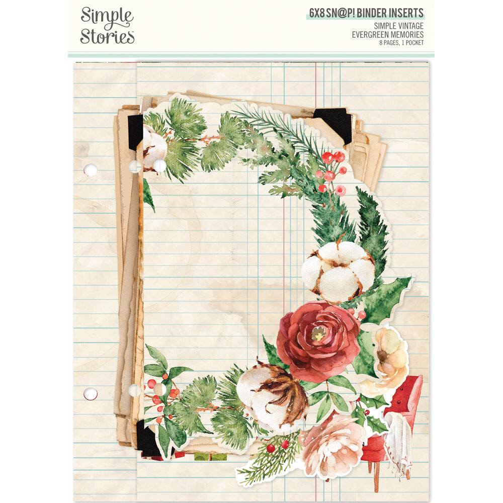 Simple Stories Simple Vintage Evergreen Memories SN@P! 6x8 Inch Binder Inserts (27834) Simple Stories Simple Vintage Evergreen Memories SN@P! 6x8 Inch Binder Inserts (27834)