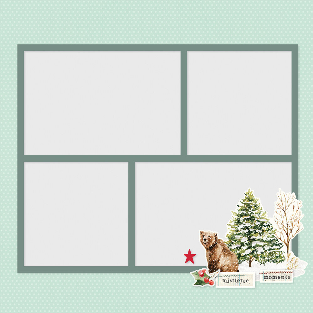 Simple Stories Simple Vintage Evergreen Memories Simple Pages Pieces (27833)