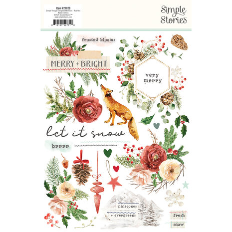Simple Stories Simple Vintage Evergreen Memories Rub Ons (27829)