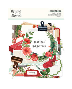 Simple Stories Simple Vintage Evergreen Memories Journal Bits & Pieces (27827)