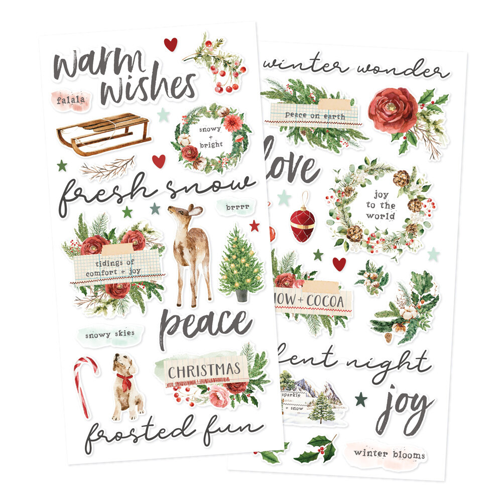 Simple Stories Simple Vintage Evergreen Memories Foam Stickers (27830)