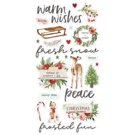 Simple Stories Simple Vintage Evergreen Memories Foam Stickers (27830)