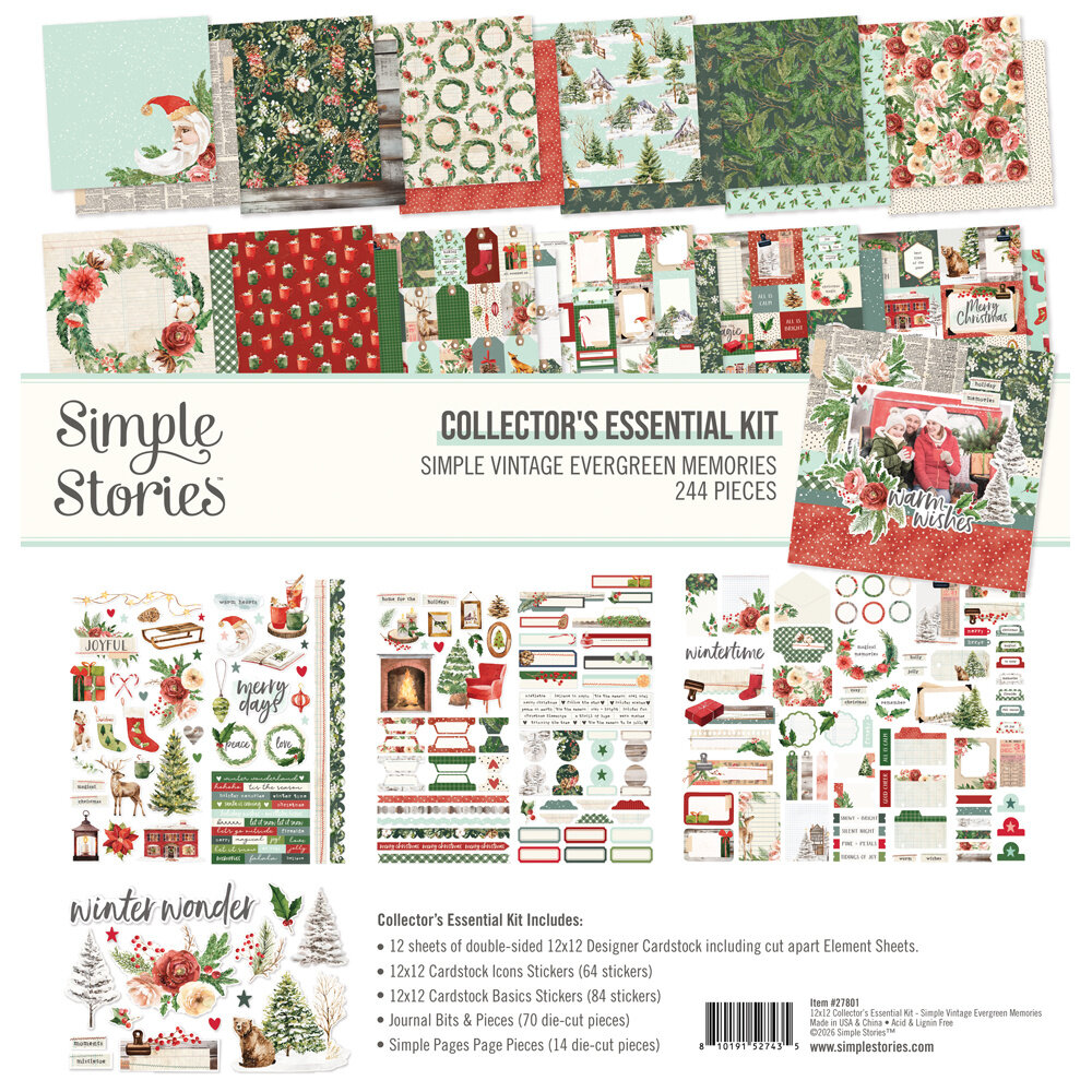 Simple Stories Simple Vintage Evergreen Memories Collectors Essentials Kit (27801) Simple Stories Simple Vintage Evergreen Memories Collectors Essentials Kit (27801)