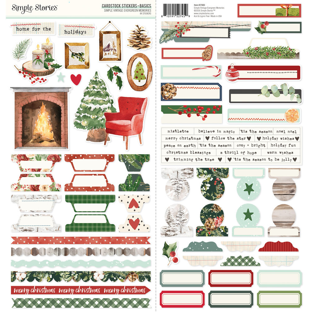 Simple Stories Simple Vintage Evergreen Memories Collectors Essentials Kit (27801) Simple Stories Simple Vintage Evergreen Memories Collectors Essentials Kit (27801)